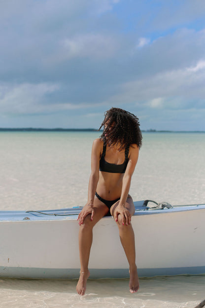 Maya Midnight + Charcoal Reversible Bottoms